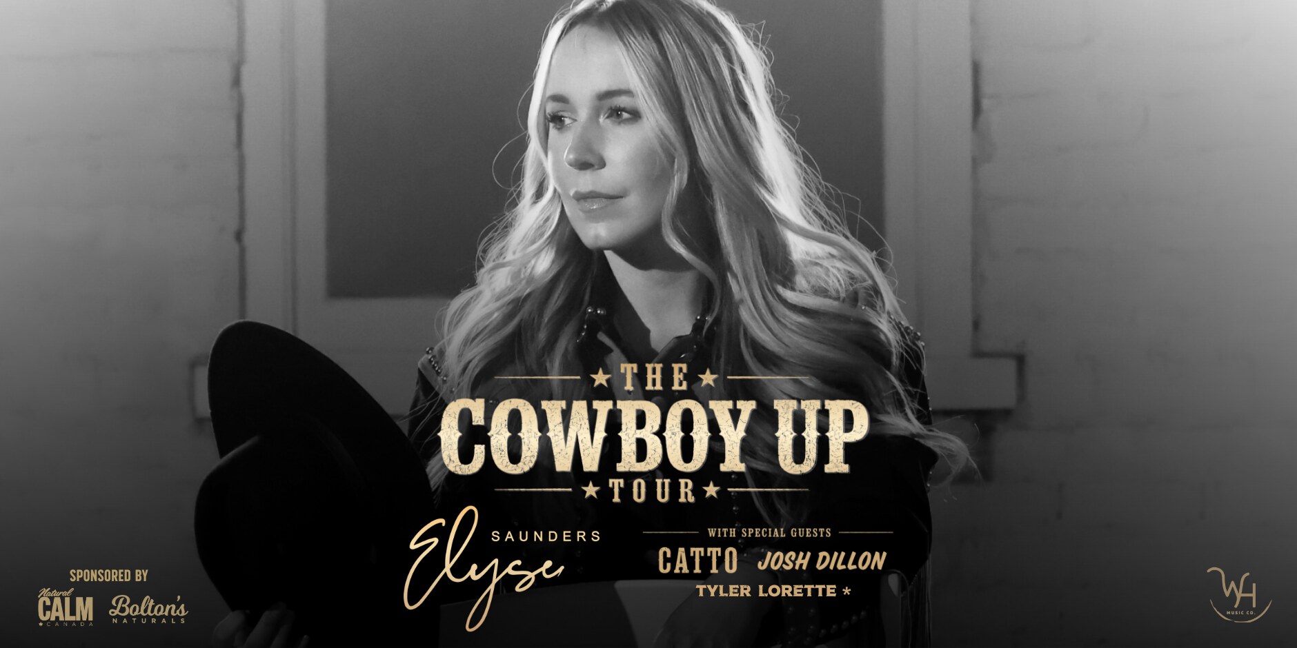The Cowboy Up Tour — Elyse Saunders with special guests Catto, Josh Dillon & Tyler Lorette